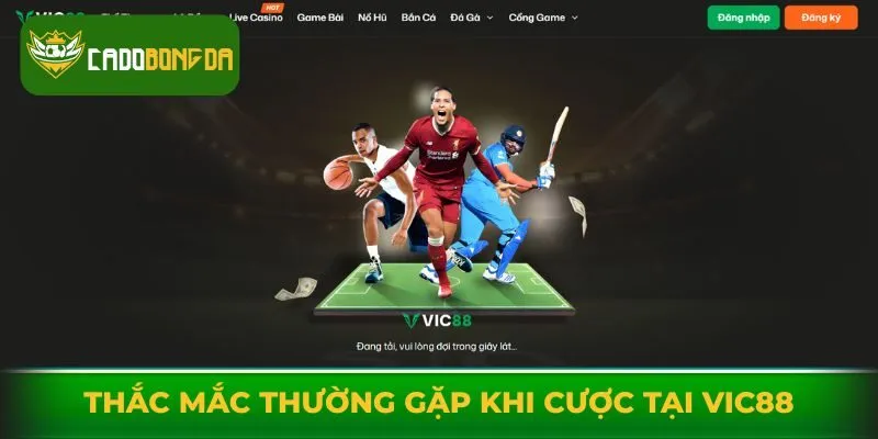 Thắc mắc thường gặp khi cược tại Vic88